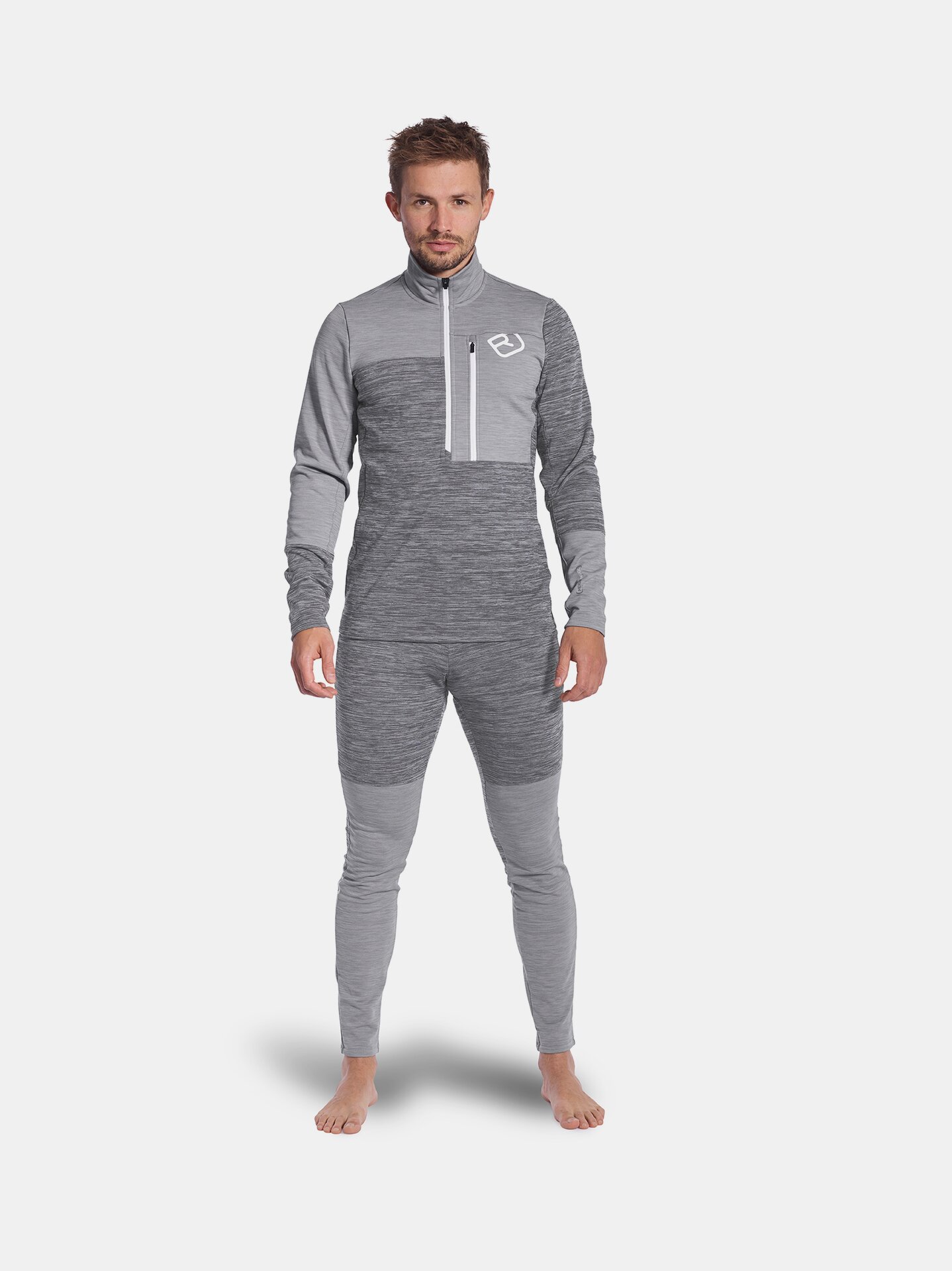 Fleece light zip neck online